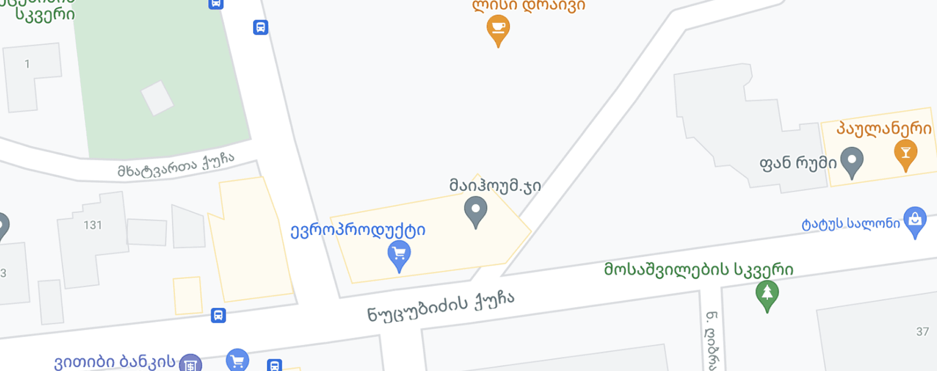 Company location on Google Maps